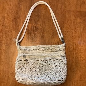 The Sak Lumi crochet convertible crossbody bag